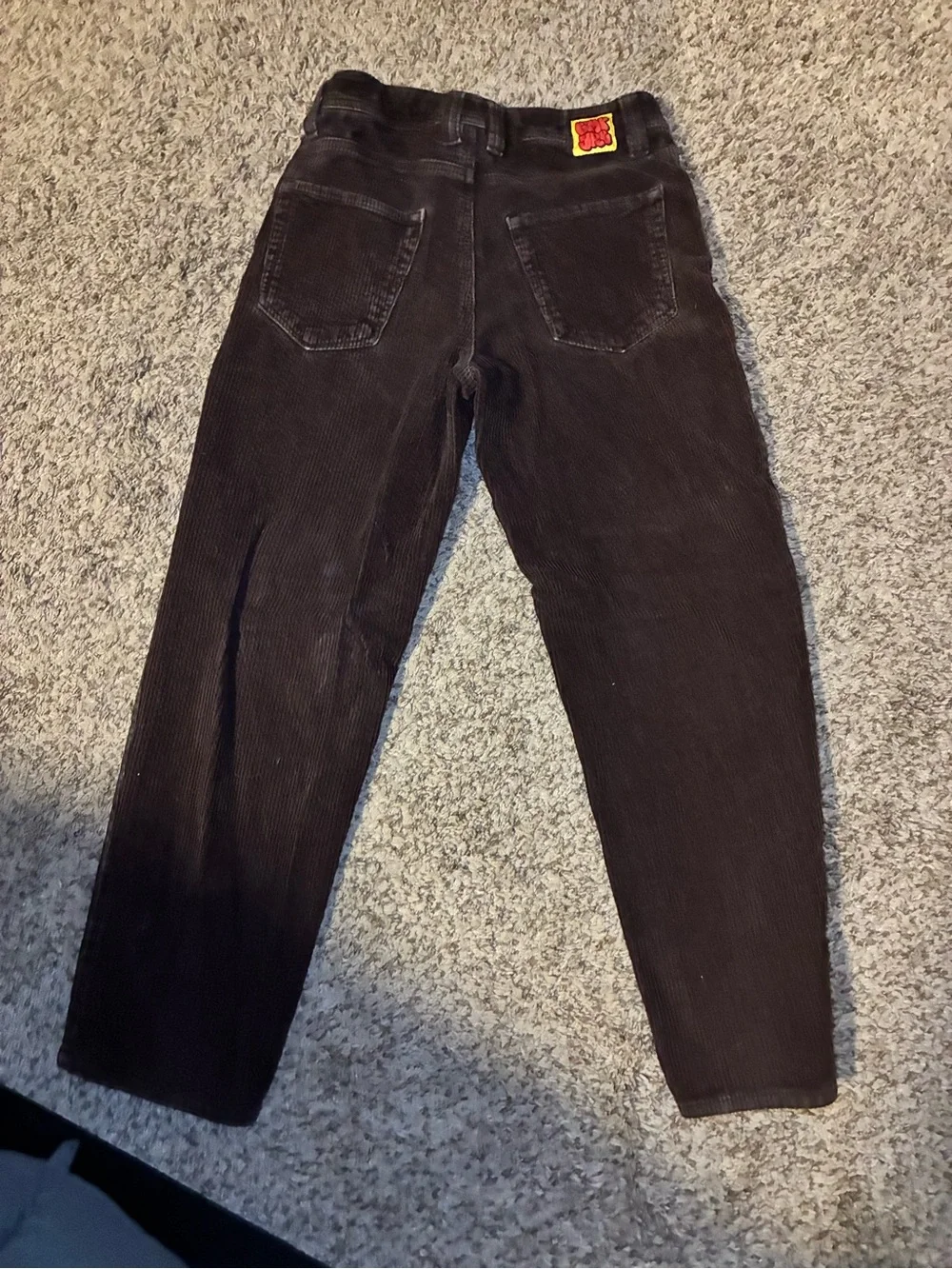Men's Brown Corduroy Pants - Classic Straight Fit